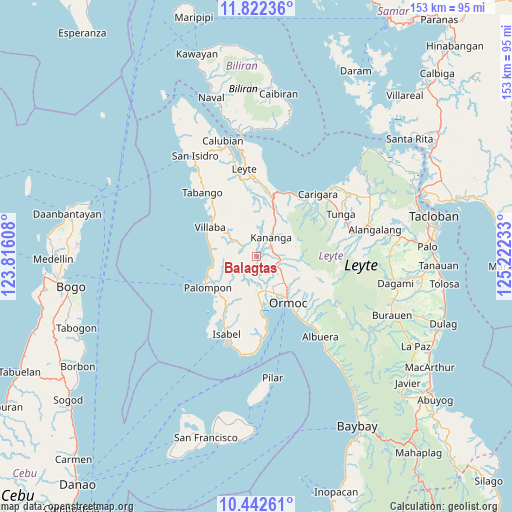 Balagtas on map