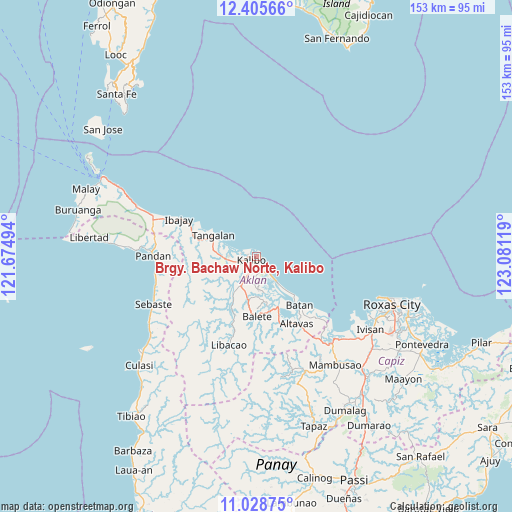 Brgy. Bachaw Norte, Kalibo on map