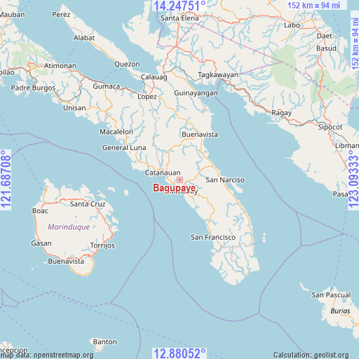 Bagupaye on map