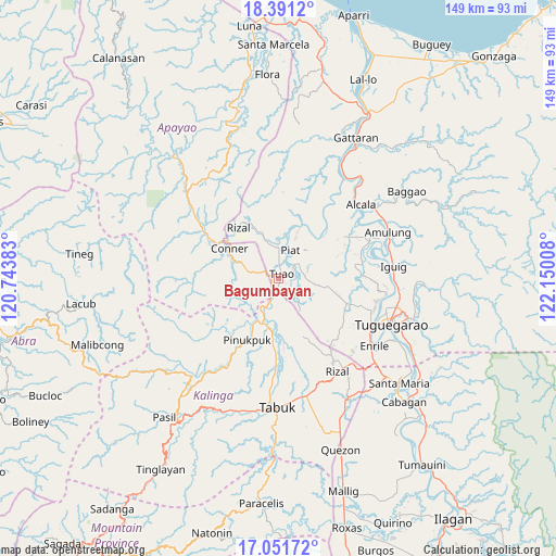 Bagumbayan on map