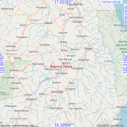 Bagong Tanza on map