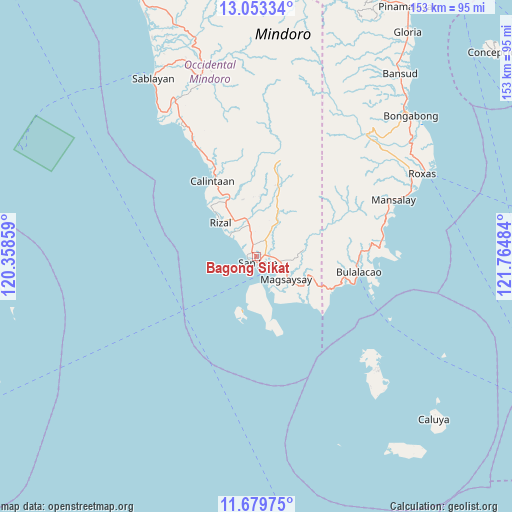 Bagong Sikat on map