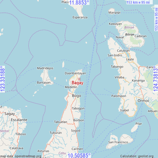Bagay on map