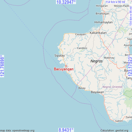 Bacuyangan on map