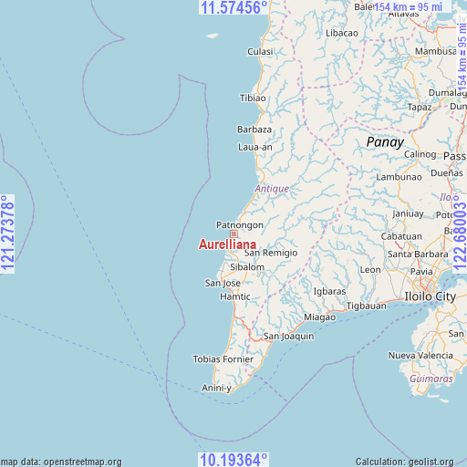 Aurelliana on map