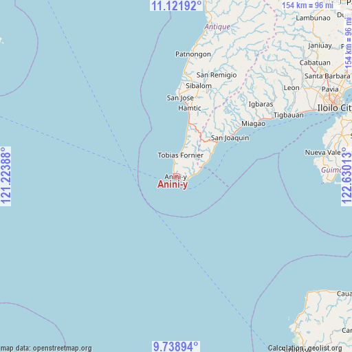 Anini-y on map