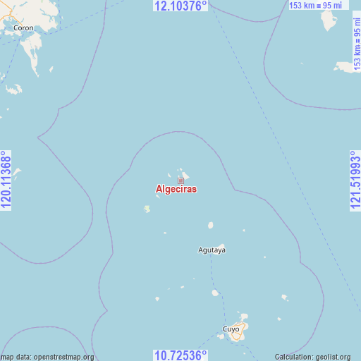 Algeciras on map