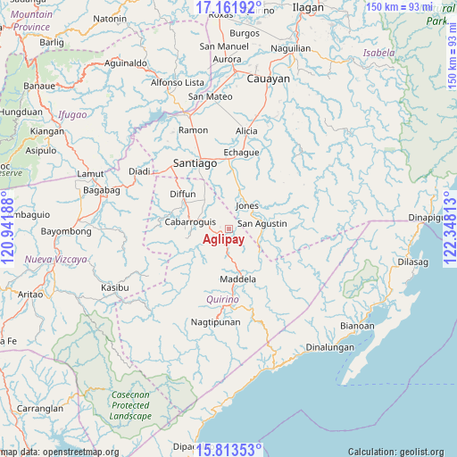 Aglipay on map