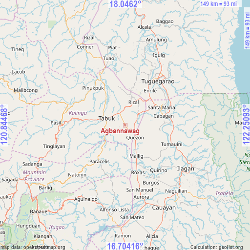 Agbannawag on map