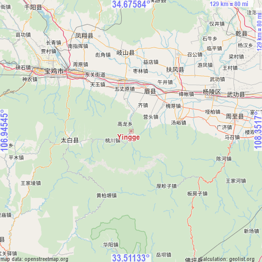 Yingge on map