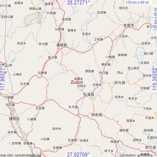 Zudun on map