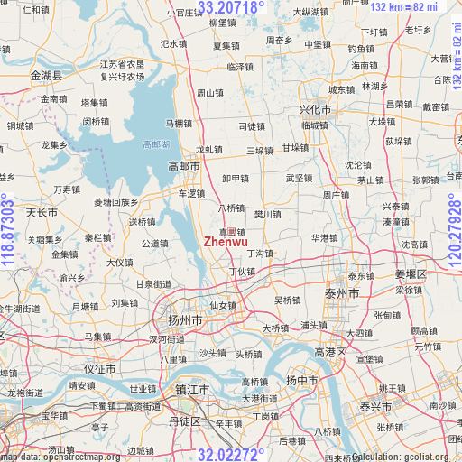 Zhenwu on map