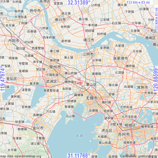 Yuqi on map