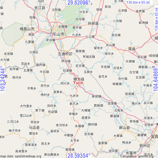 Yujin on map