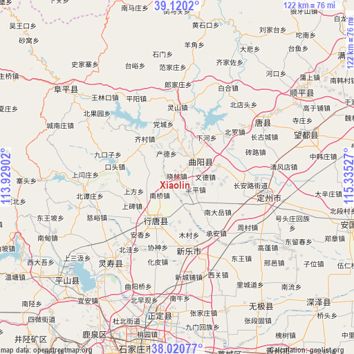 Xiaolin on map