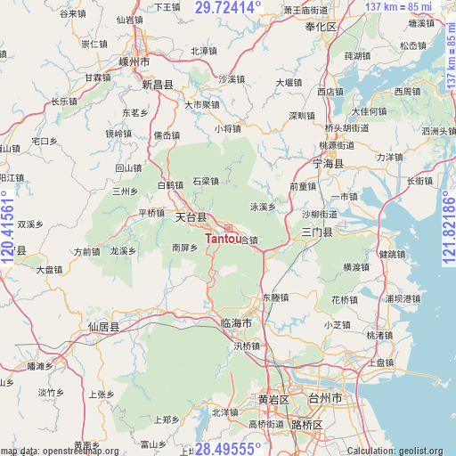 Tantou on map