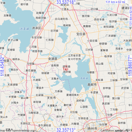 Taji on map