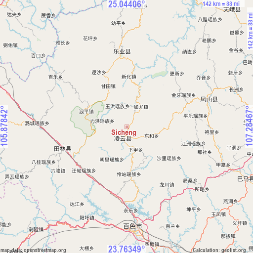 Sicheng on map