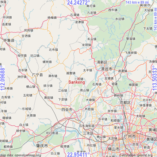 Sankeng on map