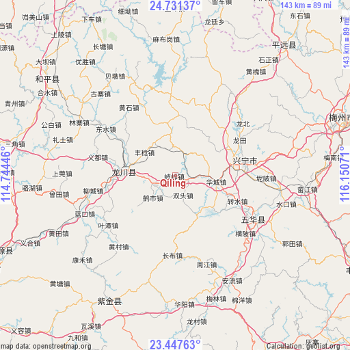 Qiling on map