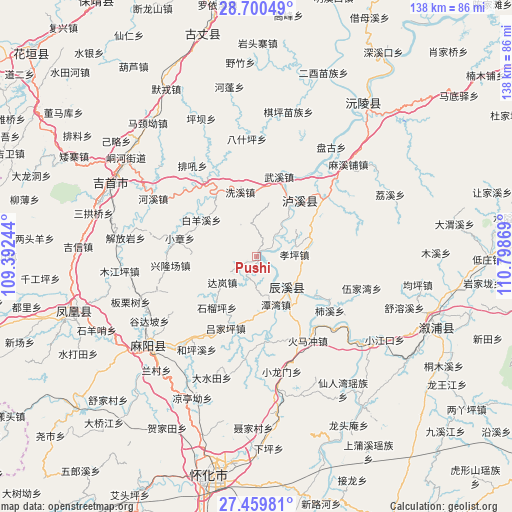 Pushi on map