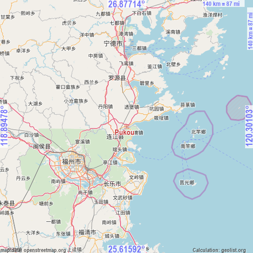 Pukou on map