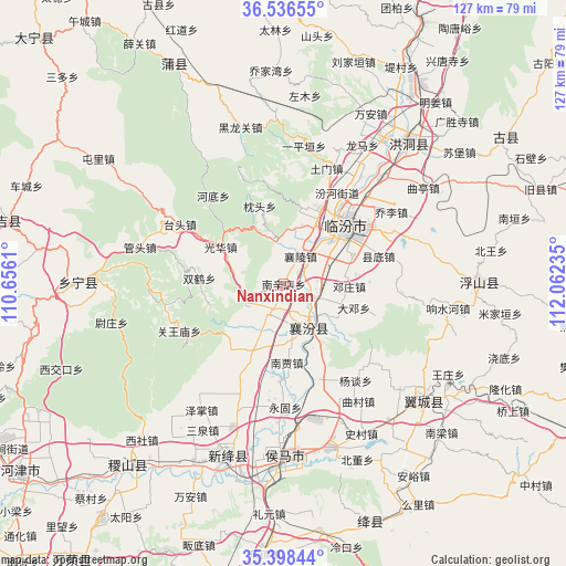 Nanxindian on map