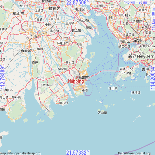 Nanping on map