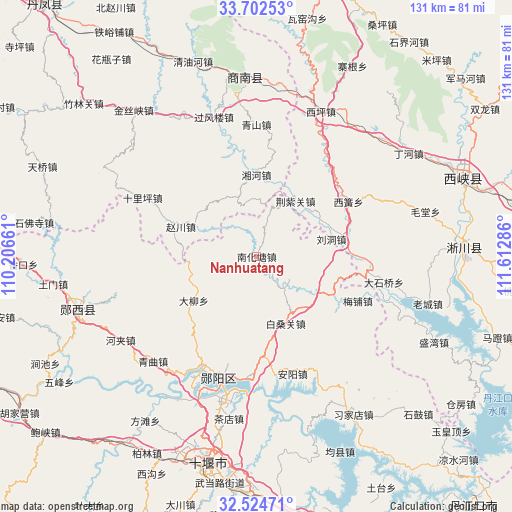 Nanhuatang on map