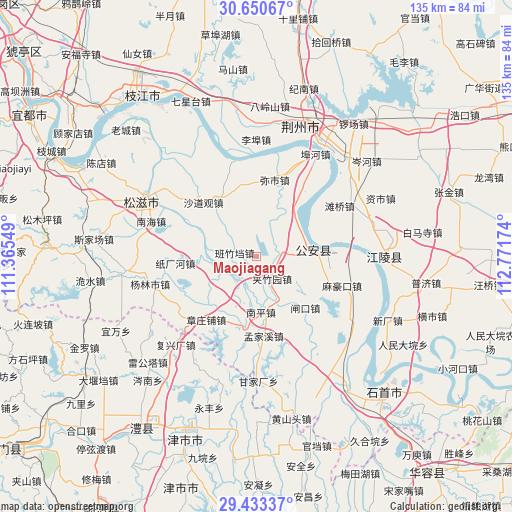 Maojiagang on map