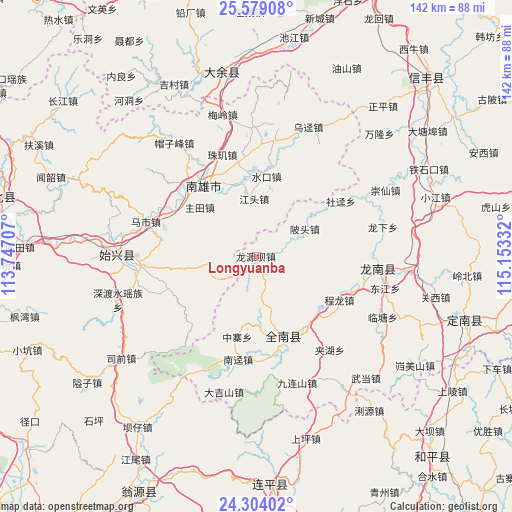 Longyuanba on map