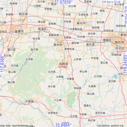 Linqu on map
