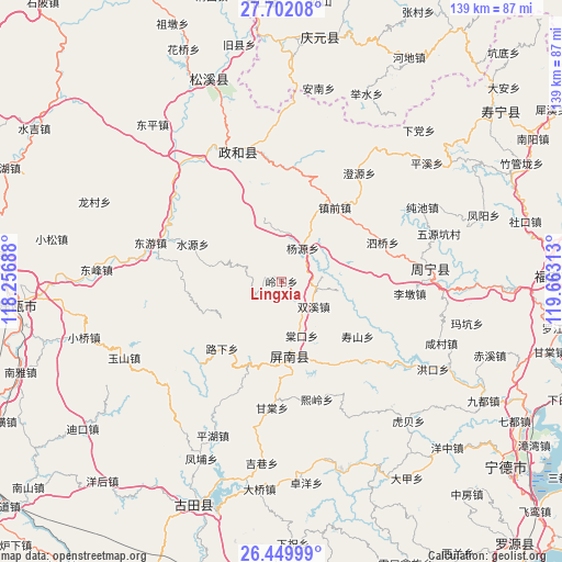 Lingxia on map