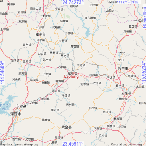 Laolong on map