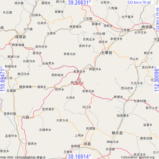 Lanyi on map