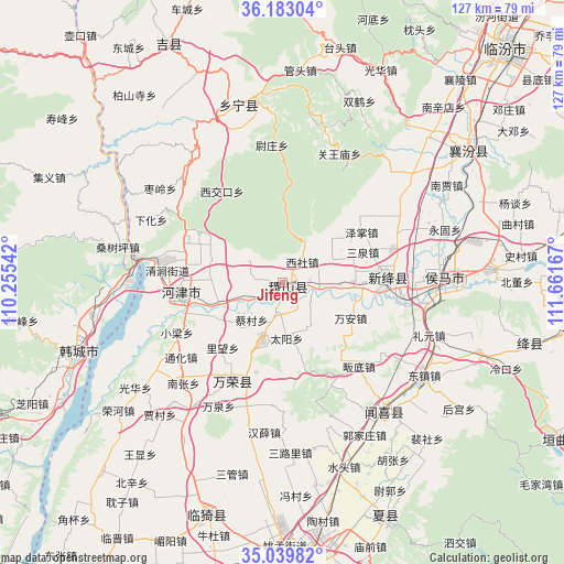 Jifeng on map