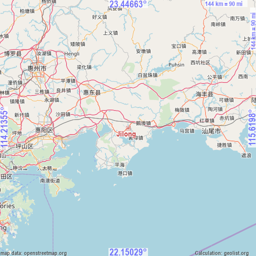 Jilong on map