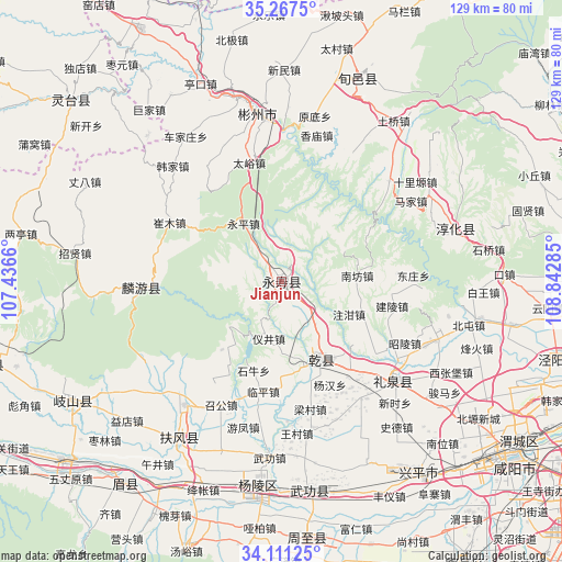 Jianjun on map