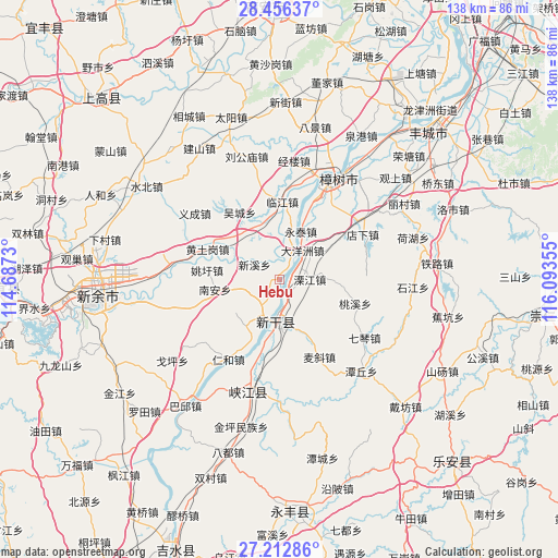 Hebu on map