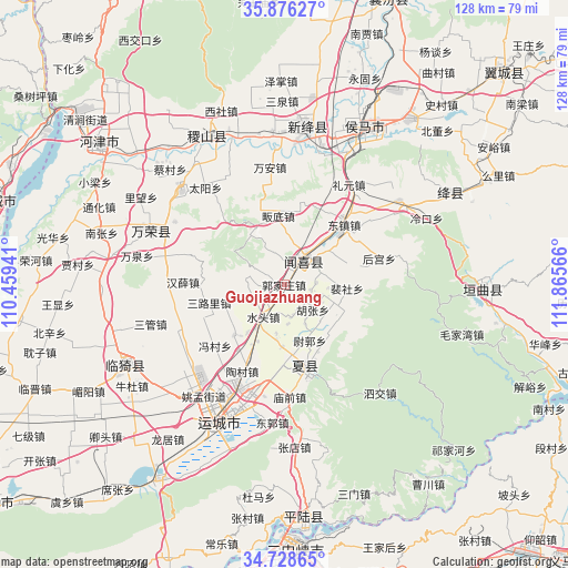 Guojiazhuang on map