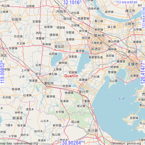 Guanlin on map