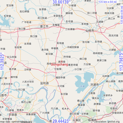 Gongchang on map