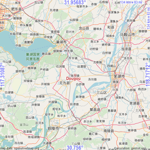 Dougou on map