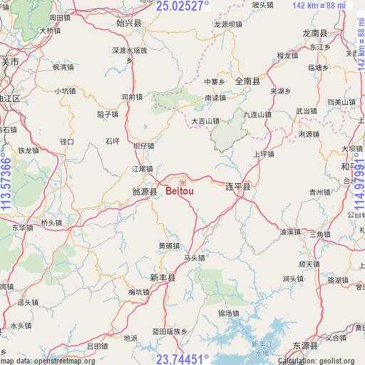 Beitou on map