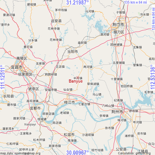 Banyue on map