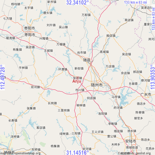 Anju on map