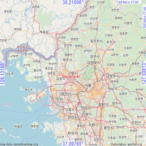 Goyang-si on map
