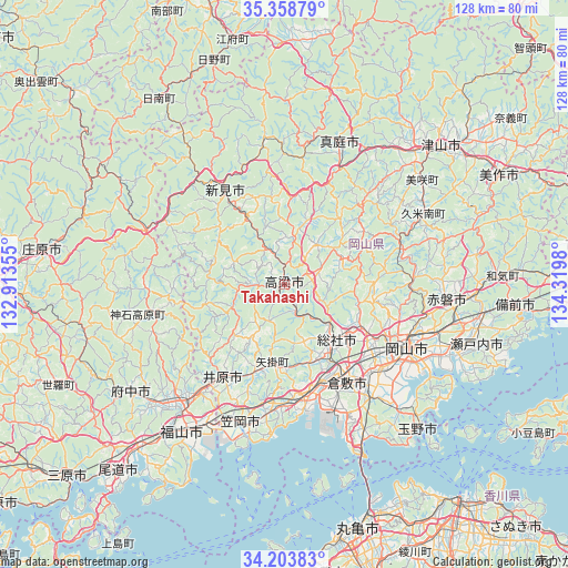 Takahashi on map