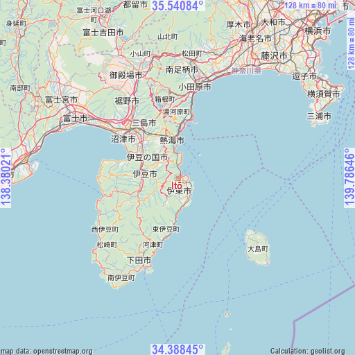 Itō on map