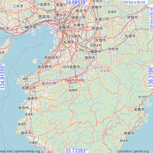 Hashimoto on map